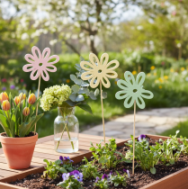 Artikel Dekorative Blumenstecker für frühlingshafte Akzente in Pflanzgefäßen und Vasen 16St