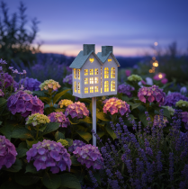 Artikel Lichterhaus gemütliche Dekoration für festliche Atmosphäre im Wohnzimmer 80cm