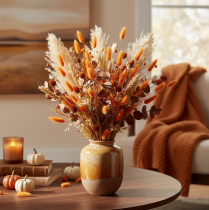 Artikel Lagurus Bund Trockenblumen Samtgras Orange 70 cm 100 g