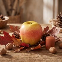 Artikel Deko-Apfel aus Kunststoff Ø9cm Gelb-Rot