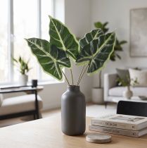 Artikel Alocasia Pfeilblatt Kunstpflanze Grün 55cm Kunststoff