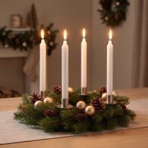 Artikel Stabkerzen aus Naturwachs Weiss 25 cm Ø 2,3 cm 4 Stück