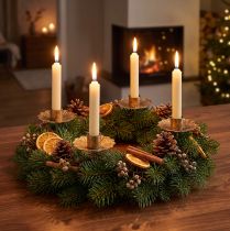 Artikel Kerzenhalter Adventskranz zum Stecken Stabkerzenhalter Ø7cm 4St