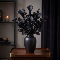 Artikel Deko-Calla aus Kunststoff Schwarz 75 cm