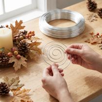 Artikel Aluminiumdraht Silber Ø2mm 60m 500g – Biegedraht für Floristik und Bastelarbeiten