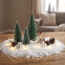 Artikel Künstliche Schneeflocken aus Polyethylen Weiss 2,8 l für Winterdekoration