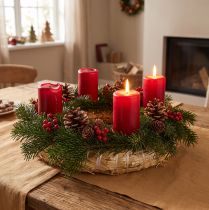 Artikel Strohring Kranzrohling aus Naturstroh 15 cm x 3 cm für DIY-Kranzgestaltung