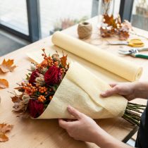 Artikel Floristen-Krepppapier Champagner 50x250 cm zum Basteln und Dekorieren