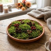 Artikel Untersetzer aus Keramik, Terrakotta Unterschale Ø14,5 cm