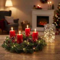 Artikel Micro LED Lichterkette 20er Warmweiss mit Timer, Batteriebetrieben, 6 Stück