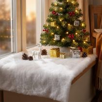 Artikel Schneedecke aus Kunstschnee, Weiss, 200×50 cm, 100% Polyethylen