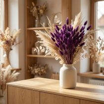 Artikel Samtgras Violett getrocknet Lagurus ovatus 18–50 cm 25 g