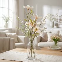 Artikel Künstlicher Magnolienzweig 85 cm Pfirsichfarben aus Kunststoff und Seidenstoff