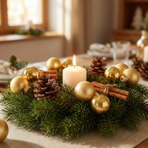 Artikel Mini Weihnachtskugeln aus Glas 2,5 cm Gold Matt und Glänzend 22 Stück