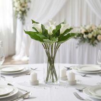 Artikel Calla Lilie Kunstblume Kunststoff Weiss 34 cm
