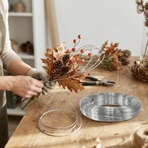 Artikel Aluminiumdraht Silber 1,5mm 1000g für Schmuckherstellung, Floristik und Handwerksprojekte