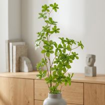 Artikel Künstlicher Schefflera-Zweig 95 cm grün aus Polyester für Wohnräume