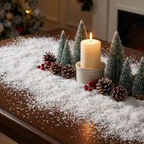 Artikel Dekoschnee Künstliche Schneeflocken Polyethylen Weiss 200g für saisonale Dekoration