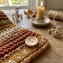 Artikel Bastelbedarf Holzknöpfe mit Gravur Handmade Ø2cm Natur 220 Stück