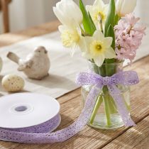 Artikel Spitzenband Lila 18mm x 20m - Floral Dekoband für Innen und Bastelideen
