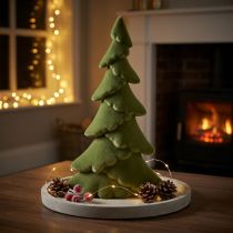 Artikel Künstlicher Weihnachtsbaum Grün Beflockt 45cm