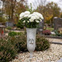 Artikel Grabvase Polyresin Engel Motiv Vase zum Stecken H29cm