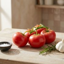 Artikel Künstliche Deko-Strauchtomaten aus Kunststoff Rot Ø 6 cm 5 Stück für Innenbereich