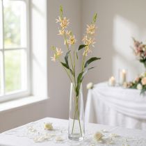 Artikel Künstliche Lilien mit langem Stiel 110 cm 2er Set orange