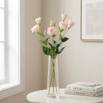 Artikel Künstlicher Lysianthus Rosa 87,5 cm aus Kunststoff und Metall
