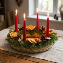 Artikel Strohkranz Kranzrohling Natur 35 cm 2er-Set für Tür- und Adventsdekorationen