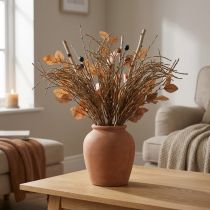 Artikel Grasbusch Braun 48cm Kunstpflanze für herbstliche Dekoration