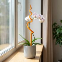 Artikel Orchideenstab aus Kunststoff Orange 64 cm - Rankhilfe für Zimmerpflanzen
