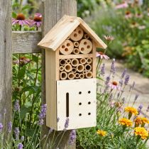 Artikel Insektenhotel Tannenholz Natur 13,5x8x26cm für Balkon und Garten
