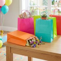 Artikel Papiertragetaschen farbig mit Henkel 23x12x30cm 30 Stück