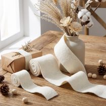 Artikel Filzband Wollband Set Weiss, 7cm/15cm Breite und 100cm Länge, 2-teilig – Für Dekorations- und Bastelprojekte