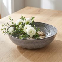 Artikel Matte Schale aus Kunststoff grau 37 cm – Set mit 3 Stück für Dekoration und vielfältige Anwendungen