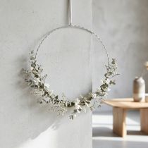 Artikel Metall Kranzreifen Wellenform Silber Ø 180 mm 10 Stück