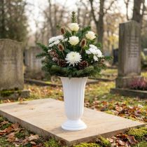 Artikel Einstellvase aus Kunststoff Weiss Ø23cm 40,5cm hoch