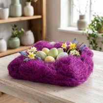 Artikel Sisalfasern Bastelmaterial, Lila, 300 g – Deko- und Gesteckgestaltung
