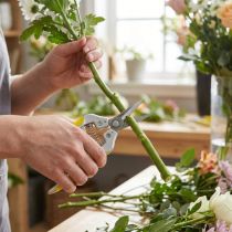 Artikel Rebschere Edelstahl 19cm Gelb-Silber für Floristik und Garten