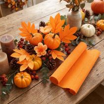 Artikel Floristen Krepppapier Hellorange 50x250 cm lichtecht für Bastel- und Dekorationsarbeiten
