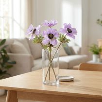Artikel Anemone Kunstblumen Windröschen Flieder L34cm 4er-Set