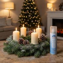 Artikel Silberspray Schneespray Glitter 150 ml für Fenster und Winterdekoration