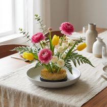 Artikel Blumensteckigel Rund Kenzan Messing Ø 70 mm mit Kunststoffhalterung