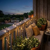 Artikel LED Reislichterkette 40 LEDs 3m für Innen und Aussen warmweiss