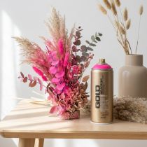 Artikel Fluoreszierendes Farbspray Pink 400ml Montana Cans für Dekoration und Bastelarbeiten