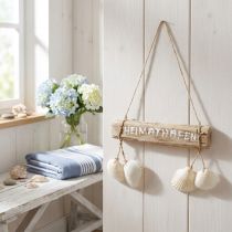 Artikel Treibholz Wandschmuck Heimathafen 22 cm mit Muscheln
