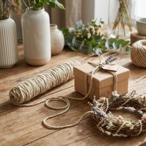 Artikel Filzschnur Jute-Woll-Mix Beige 55m Ø5mm für Bastel- und Dekorationsarbeiten