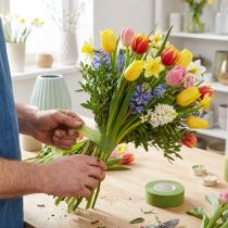 Artikel Oasis® Blumenband Hellgrün 26 mm x 27 m Kunststoff für Floristik und Bastelarbeiten