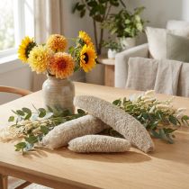 Artikel Luffa Naturfasern gewaschen Weiss, 20 Stück, 15–27 cm